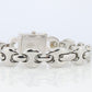 Vintage GUCCI Quartz 1800L  Watch. Gucci Ladies Silver Tone White Dial.