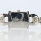 Vintage GUCCI Quartz 1800L  Watch. Gucci Ladies Silver Tone White Dial.