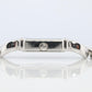 Vintage GUCCI Quartz 1800L  Watch. Gucci Ladies Silver Tone White Dial.