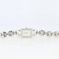 Vintage GUCCI Quartz 1800L  Watch. Gucci Ladies Silver Tone White Dial.
