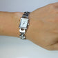 Vintage GUCCI Quartz 1800L  Watch. Gucci Ladies Silver Tone White Dial.