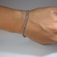 18k Diamond Tennis Bracelet. 18k White Gold round diamond Tennis bracelet. 2CTW