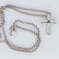 Platinum 18k Alexandrite Cross Pendant. Genuine Alexandrite Crucifix Necklace