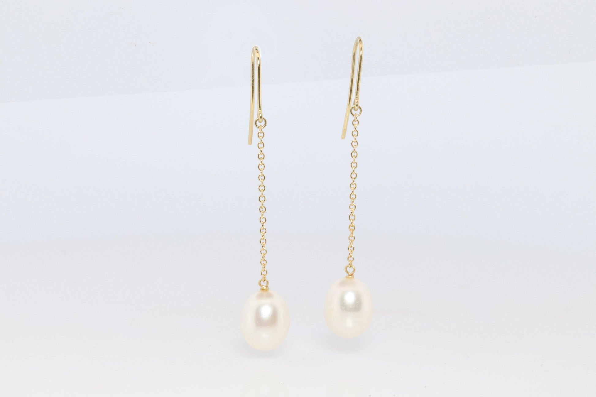 Tiffany & Co 18k Pearl by the Yard Earrings. Tiffany Elsa Peretti Drop Earrings.