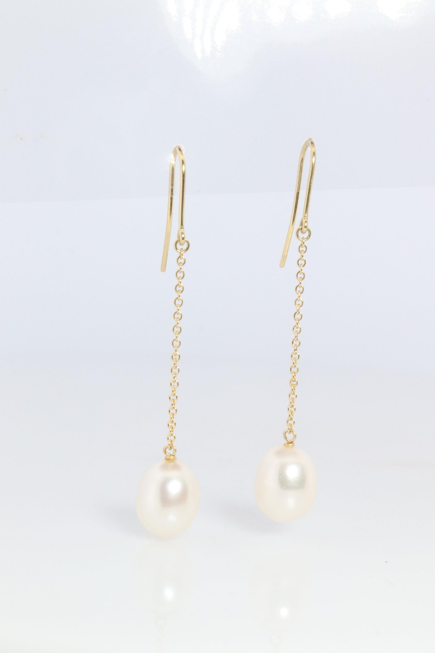 Tiffany & Co 18k Pearl by the Yard Earrings. Tiffany Elsa Peretti Drop Earrings.