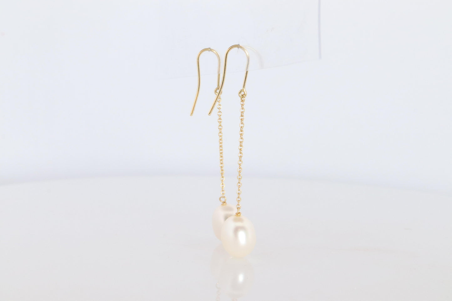 Tiffany & Co 18k Pearl by the Yard Earrings. Tiffany Elsa Peretti Drop Earrings.