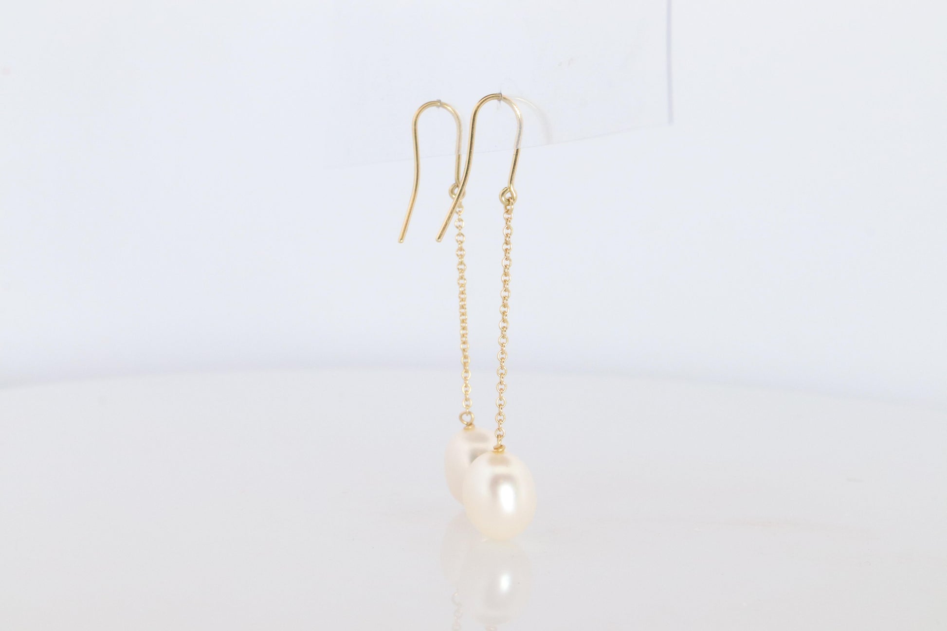 Tiffany & Co 18k Pearl by the Yard Earrings. Tiffany Elsa Peretti Drop Earrings.