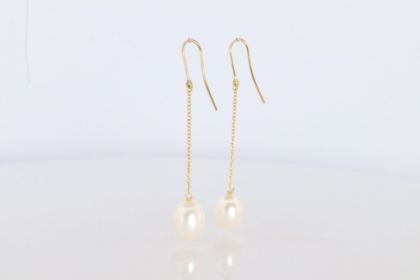 Tiffany & Co 18k Pearl by the Yard Earrings. Tiffany Elsa Peretti Drop Earrings.