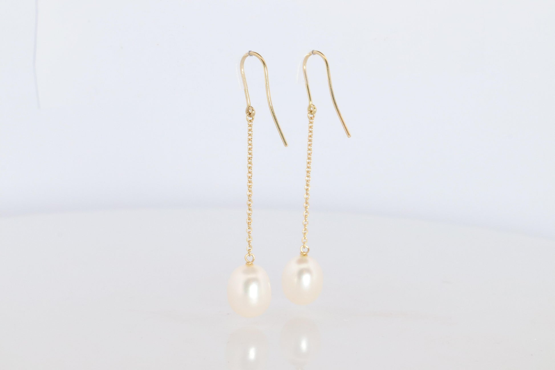 Tiffany & Co 18k Pearl by the Yard Earrings. Tiffany Elsa Peretti Drop Earrings.
