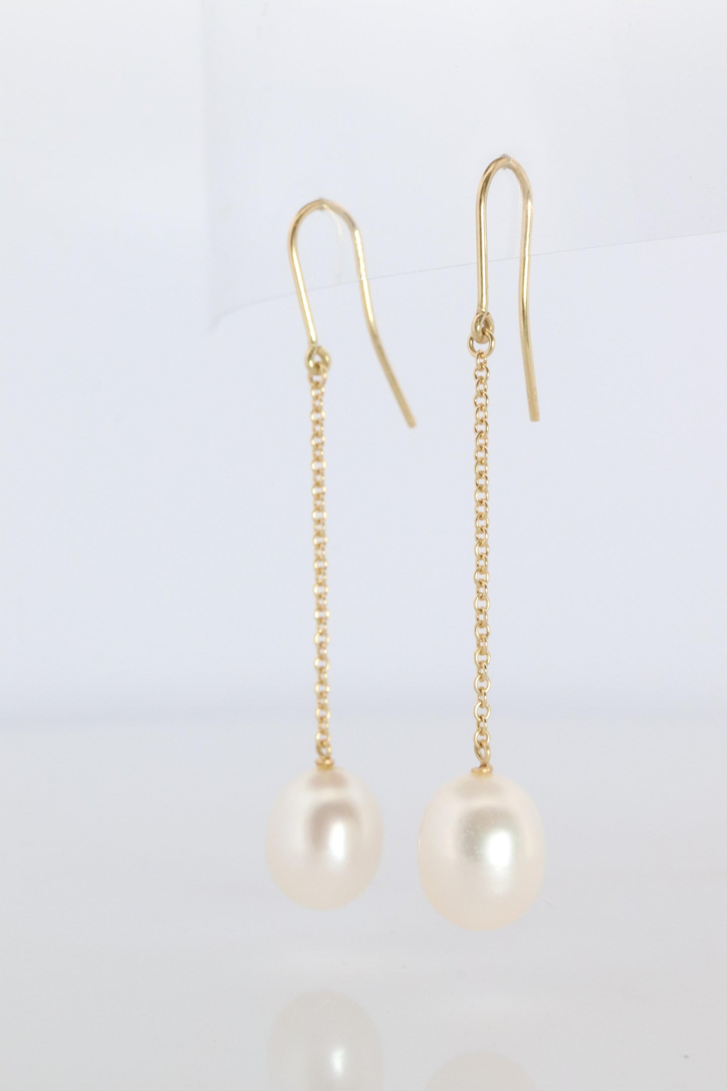 Tiffany & Co 18k Pearl by the Yard Earrings. Tiffany Elsa Peretti Drop Earrings.