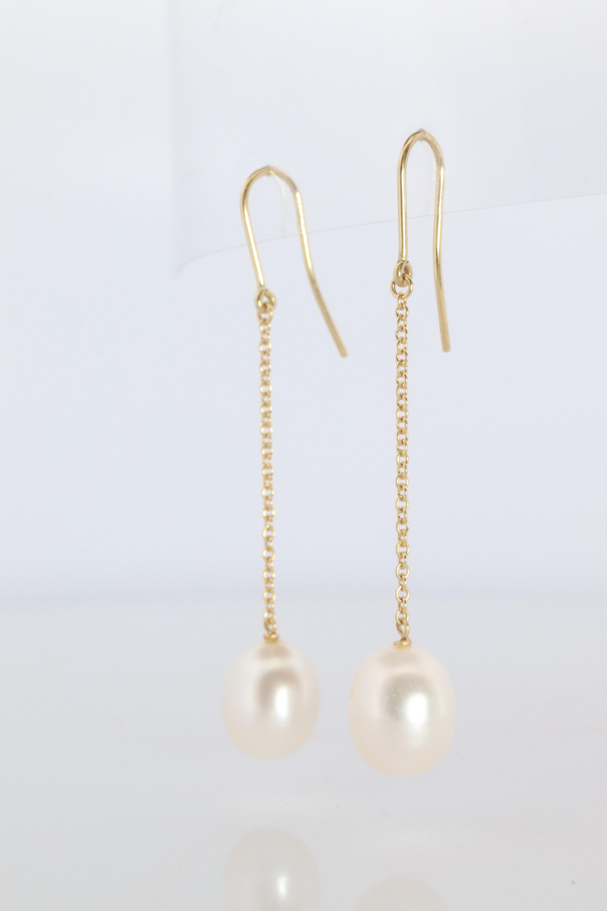 Tiffany & Co 18k Pearl by the Yard Earrings. Tiffany Elsa Peretti Drop Earrings.