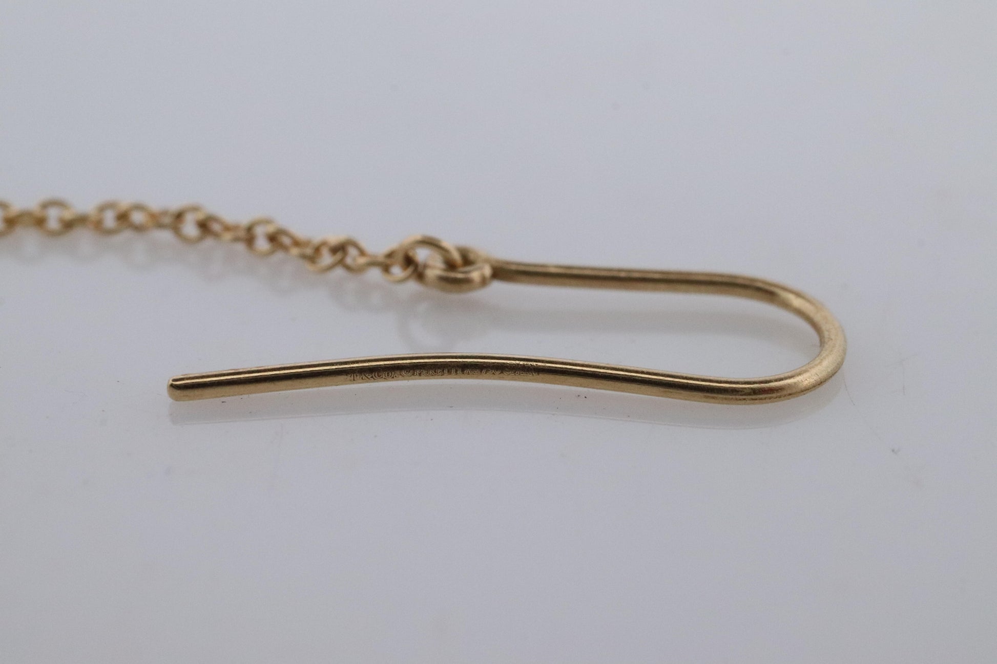 Tiffany & Co 18k Pearl by the Yard Earrings. Tiffany Elsa Peretti Drop Earrings.