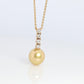 Mikimoto Pendant. Genuine 18k Yellow Gold Mikimoto South Sea Pearl Necklace