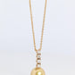 Mikimoto Pendant. Genuine 18k Yellow Gold Mikimoto South Sea Pearl Necklace