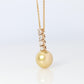 Mikimoto Pendant. Genuine 18k Yellow Gold Mikimoto South Sea Pearl Necklace
