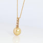 Mikimoto Pendant. Genuine 18k Yellow Gold Mikimoto South Sea Pearl Necklace