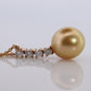 Mikimoto Pendant. Genuine 18k Yellow Gold Mikimoto South Sea Pearl Necklace
