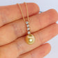 Mikimoto Pendant. Genuine 18k Yellow Gold Mikimoto South Sea Pearl Necklace