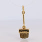 Genuine Cartier Diamond Pendant. 18k YG Rough Diamond Pendant.