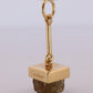 Genuine Cartier Diamond Pendant. 18k YG Rough Diamond Pendant.