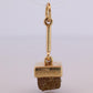Genuine Cartier Diamond Pendant. 18k YG Rough Diamond Pendant.