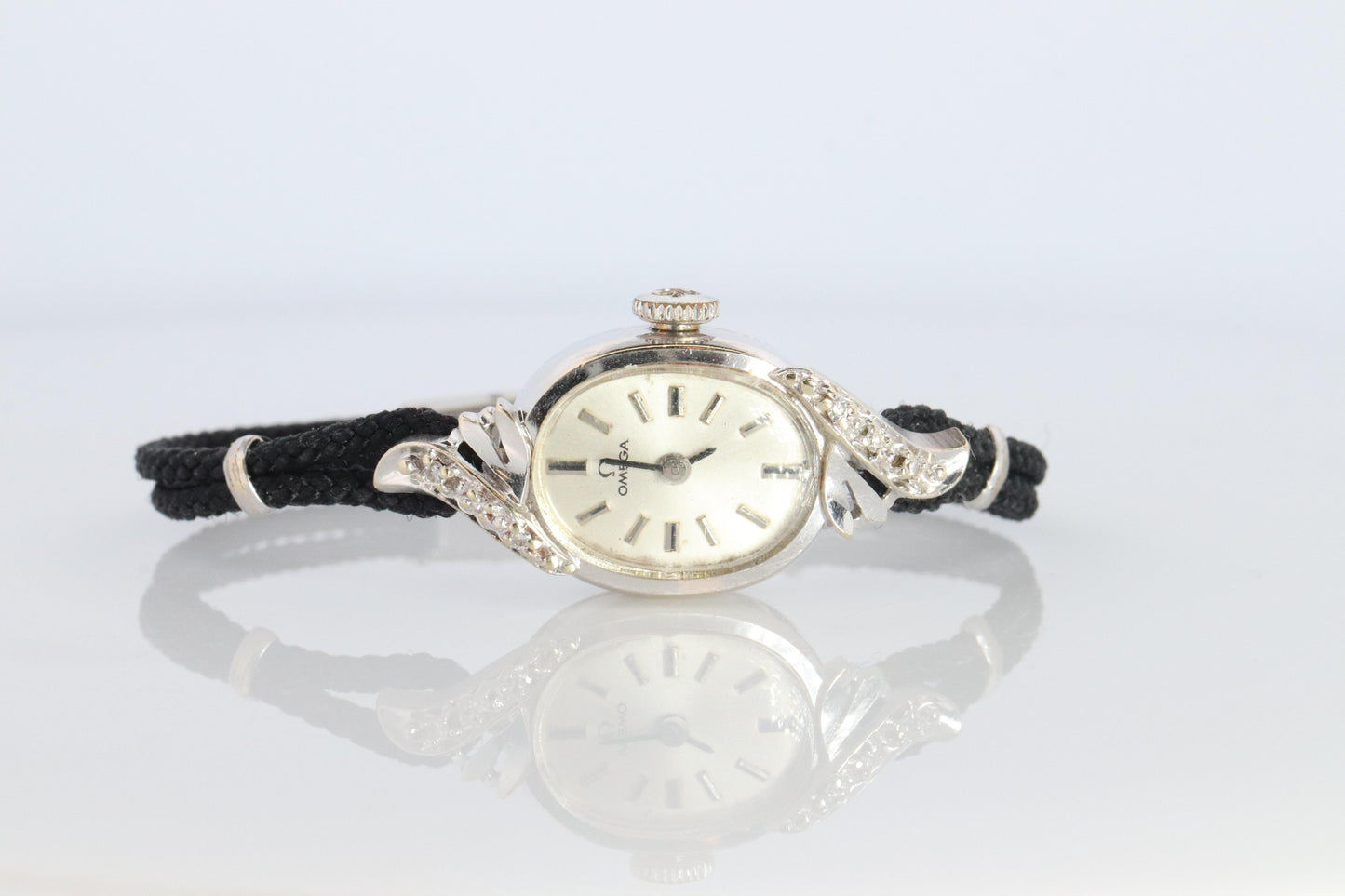 Omega watch. Omega 14k and Diamond Vintage Ladies wristwatch