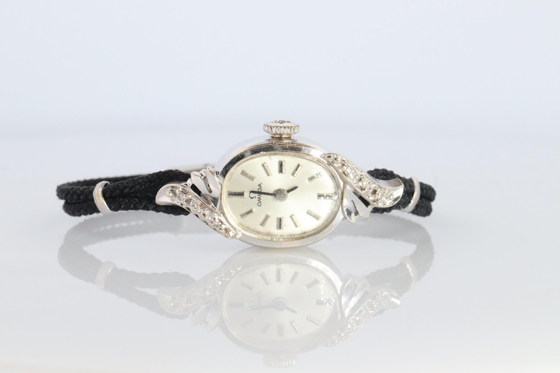 Omega watch. Omega 14k and Diamond Vintage Ladies wristwatch