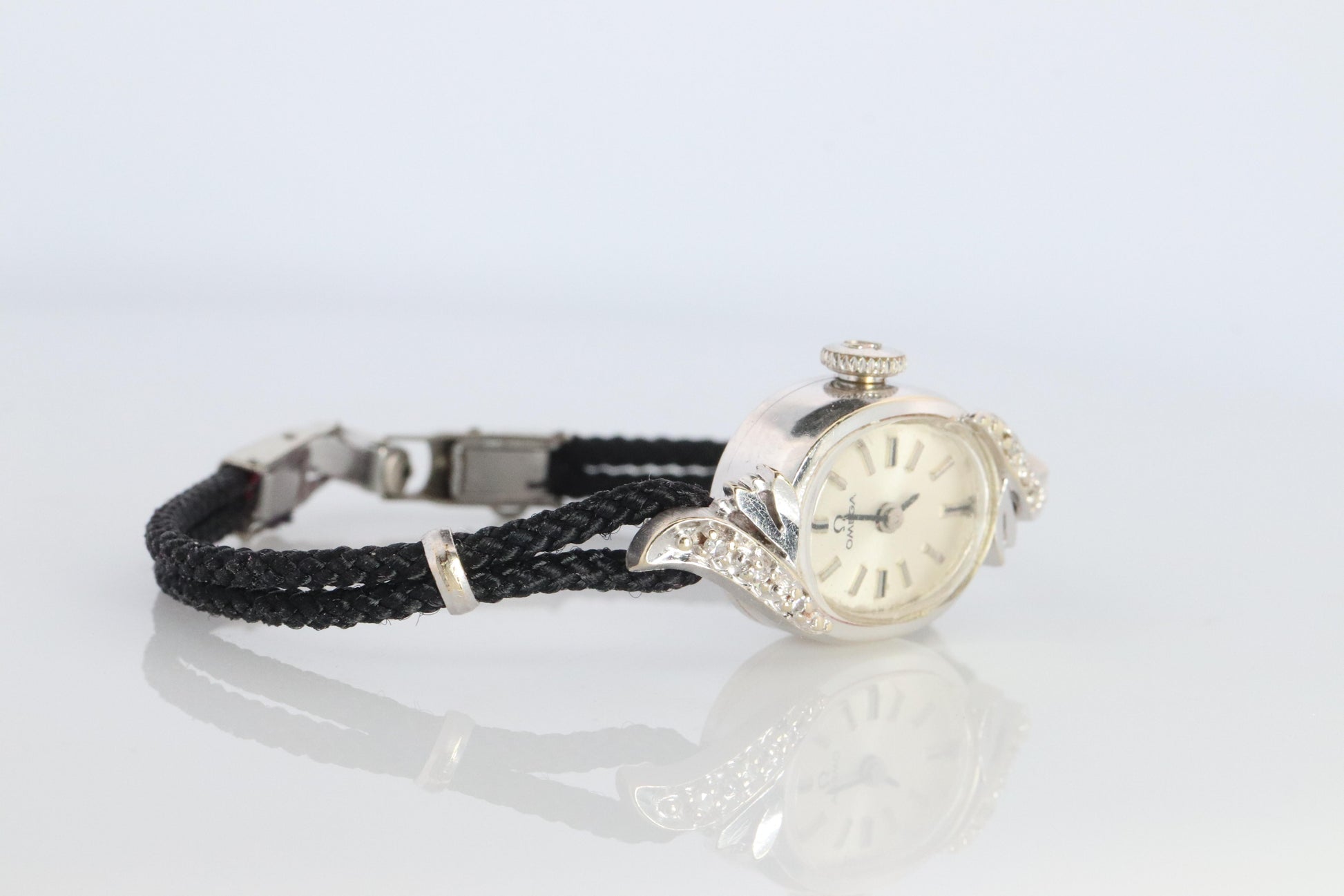 Omega watch. Omega 14k and Diamond Vintage Ladies wristwatch