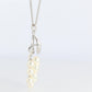 Mikimoto Pendant Sterling Silver. Mikimoto Pearl Grape Vine Pendant Necklace.