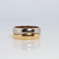 CARTIER Love Me Ring. Cartier Stacking Wedding Band 18k Yellow and White Band.