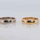 CARTIER Love Me Ring. Cartier Stacking Wedding Band 18k Yellow and White Band.