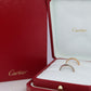 CARTIER Love Me Ring. Cartier Stacking Wedding Band 18k Yellow and White Band.