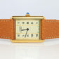 Vintage Must de Cartier 590005 Tank Watch. Cartier Pillar Dial ARGENT Tank.