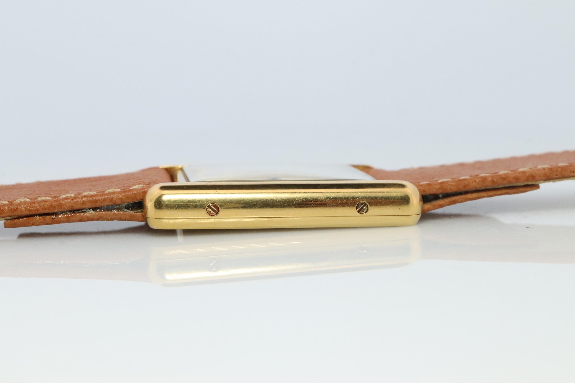 Vintage Must de Cartier 590005 Tank Watch. Cartier Pillar Dial ARGENT Tank.
