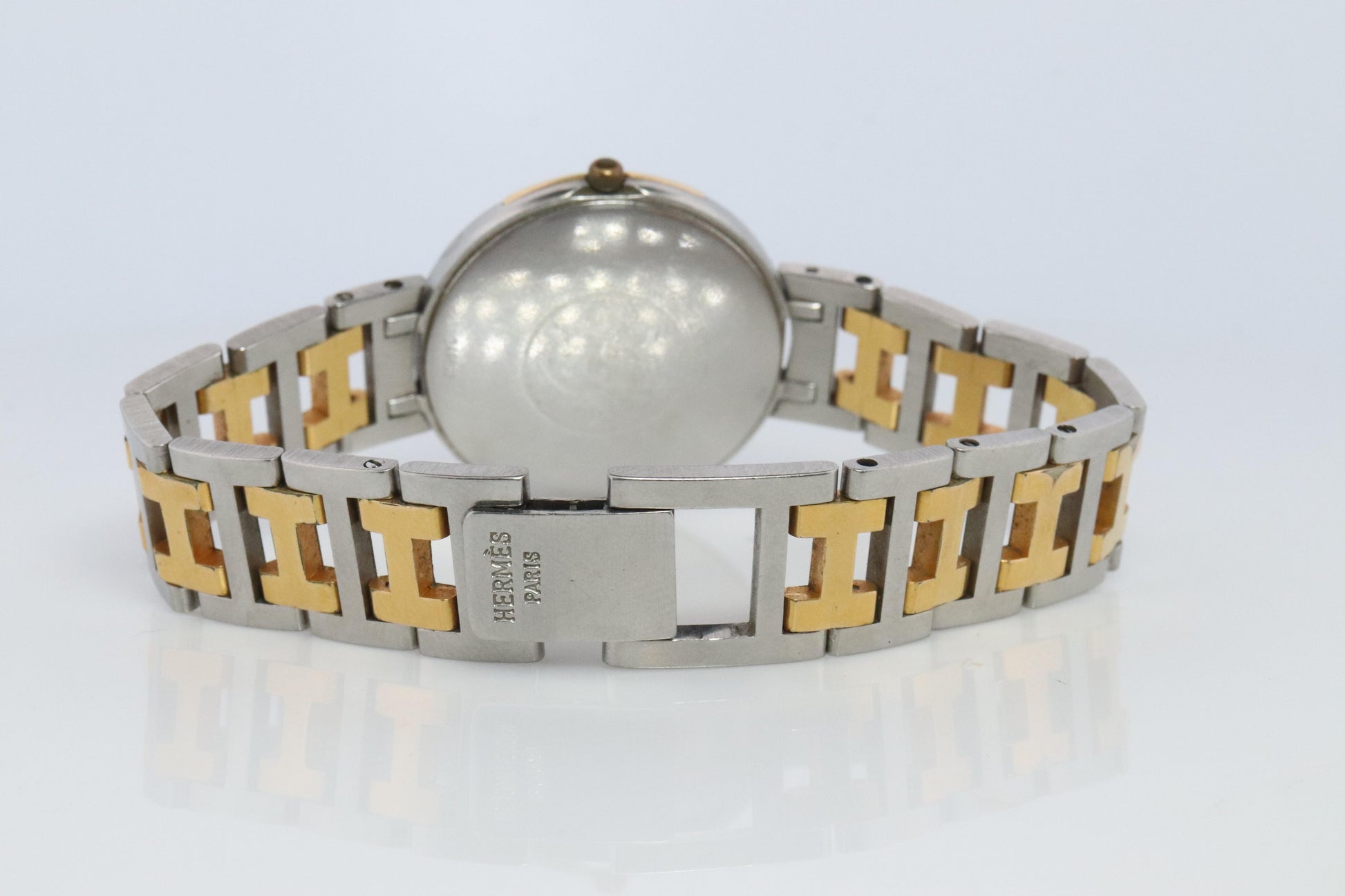 Genuine HERMES Windsor GM 31mm Round Quartz Watch White Dial