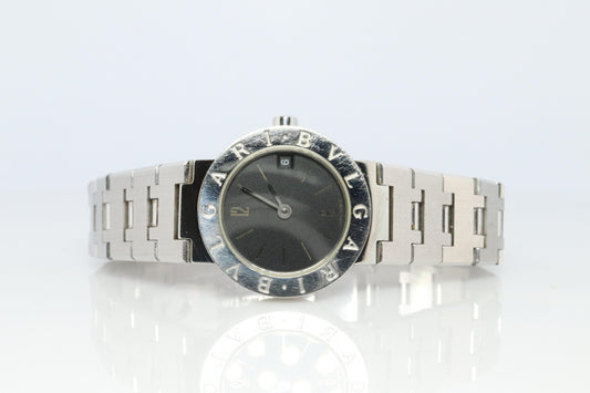 Vintage BVLGARI Watch. Bulgari BB 23 SS Stainless Steel Quartz Watch.