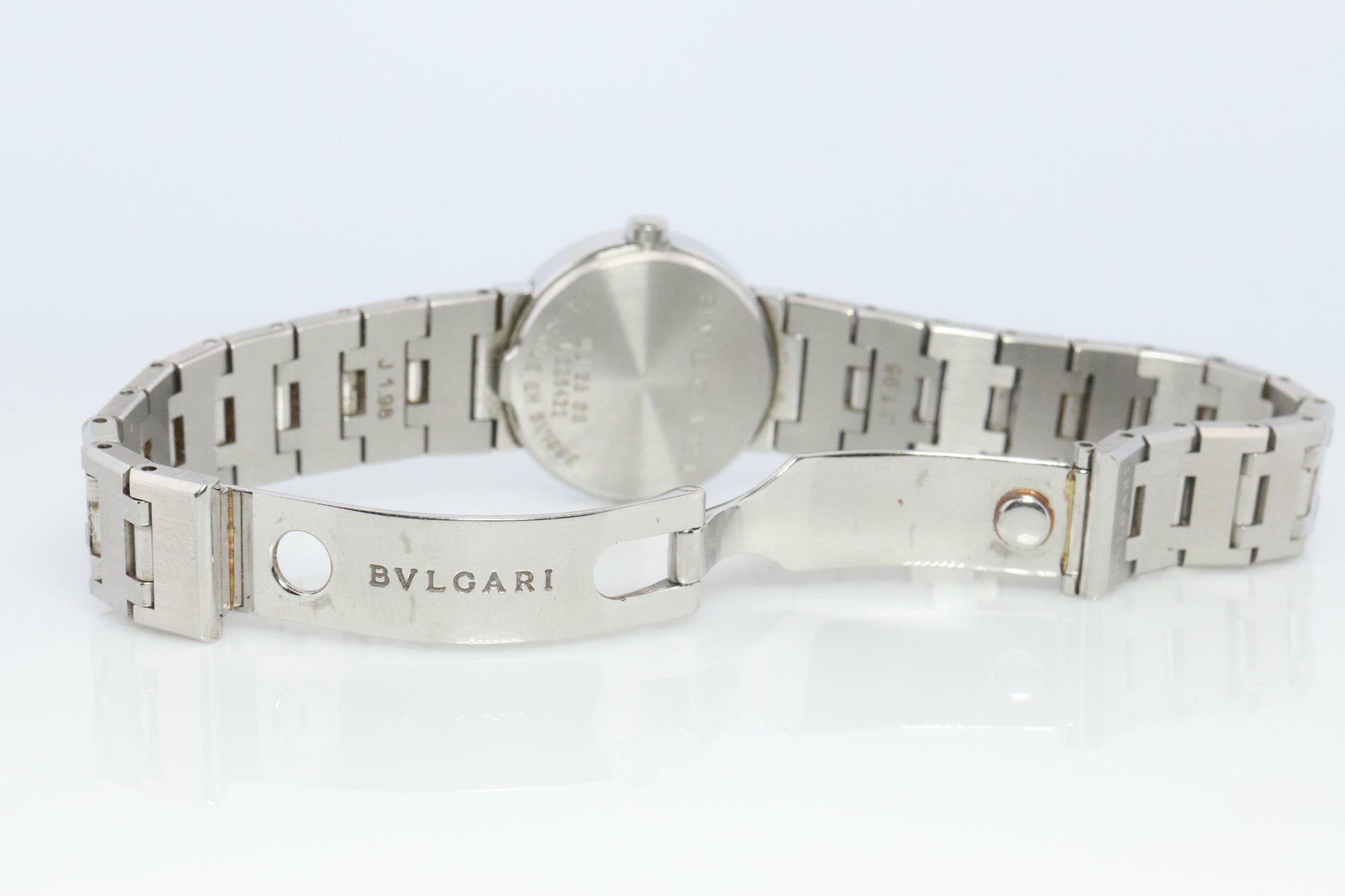 Vintage BVLGARI Watch. Bulgari BB 23 SS Stainless Steel Quartz Watch.