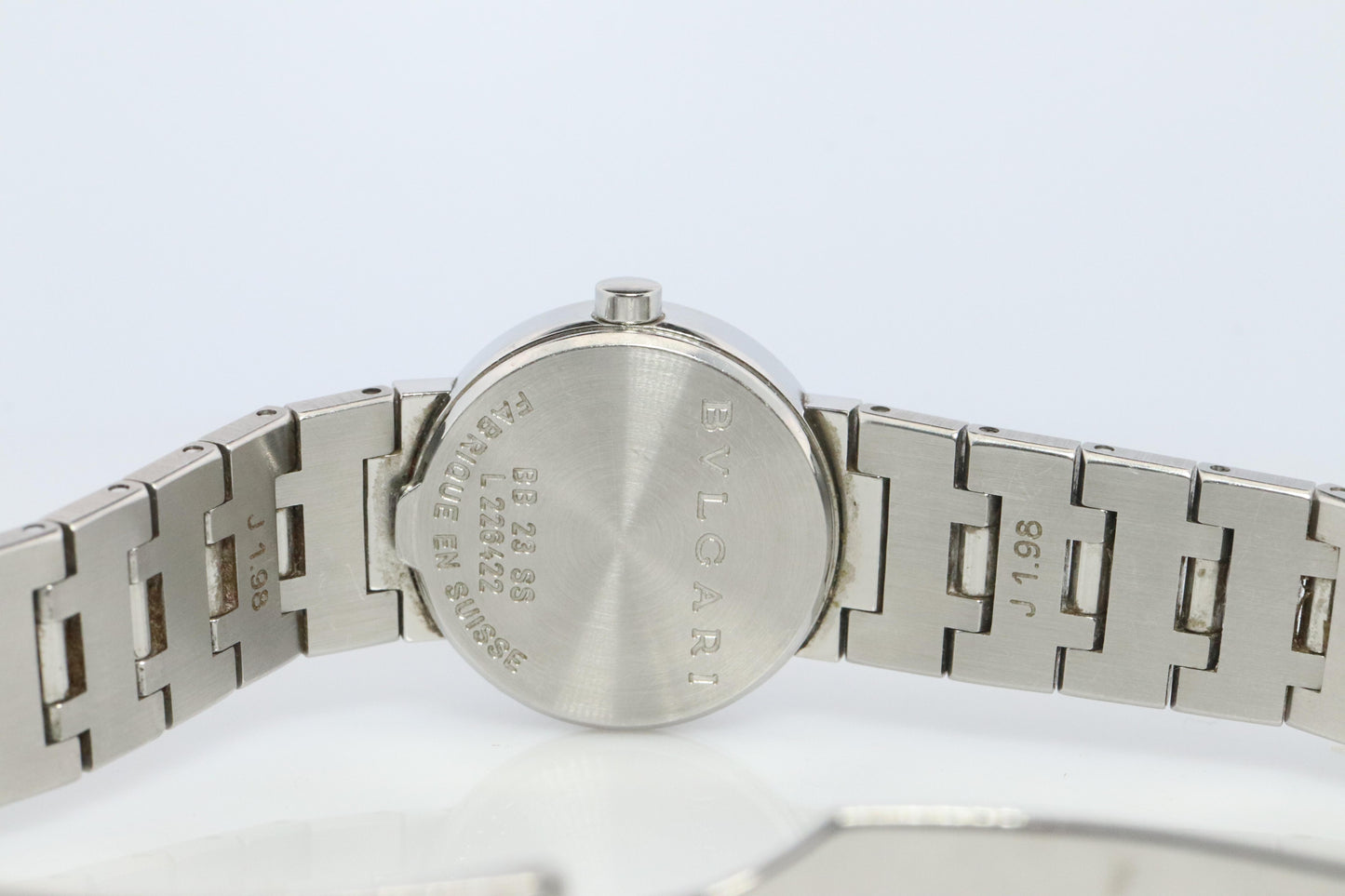 Vintage BVLGARI Watch. Bulgari BB 23 SS Stainless Steel Quartz Watch.