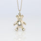 Tiffany and Co Teddy Bear Pendant. Sterling Silver 925 T&Co .
