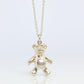 Tiffany and Co Teddy Bear Pendant. Sterling Silver 925 T&Co .