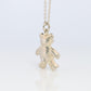 Tiffany and Co Teddy Bear Pendant. Sterling Silver 925 T&Co .