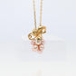 Mikimoto Necklace. Vintage 18k Gold Mikimoto Pearl Grape Vine Cluster pendant.