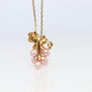 Mikimoto Necklace. Vintage 18k Gold Mikimoto Pearl Grape Vine Cluster pendant.