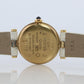 Genuine Cartier Watch. Must de Cartier Vendome 590004 Round Argent Arabic Face