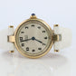 Genuine Cartier Watch. Must de Cartier Vendome 590004 Round Argent Arabic Face