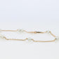 Mikimoto Bracelet. Vintage 14k Gold Mikimoto Pearl Station Bracelet 585 Dainty.