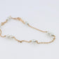 Mikimoto Bracelet. Vintage 14k Gold Mikimoto Pearl Station Bracelet 585 Dainty.