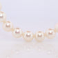 MIKIMOTO 14k Yellow Gold Pearl Necklace. 7mm Pearls 15.5in Necklace.
