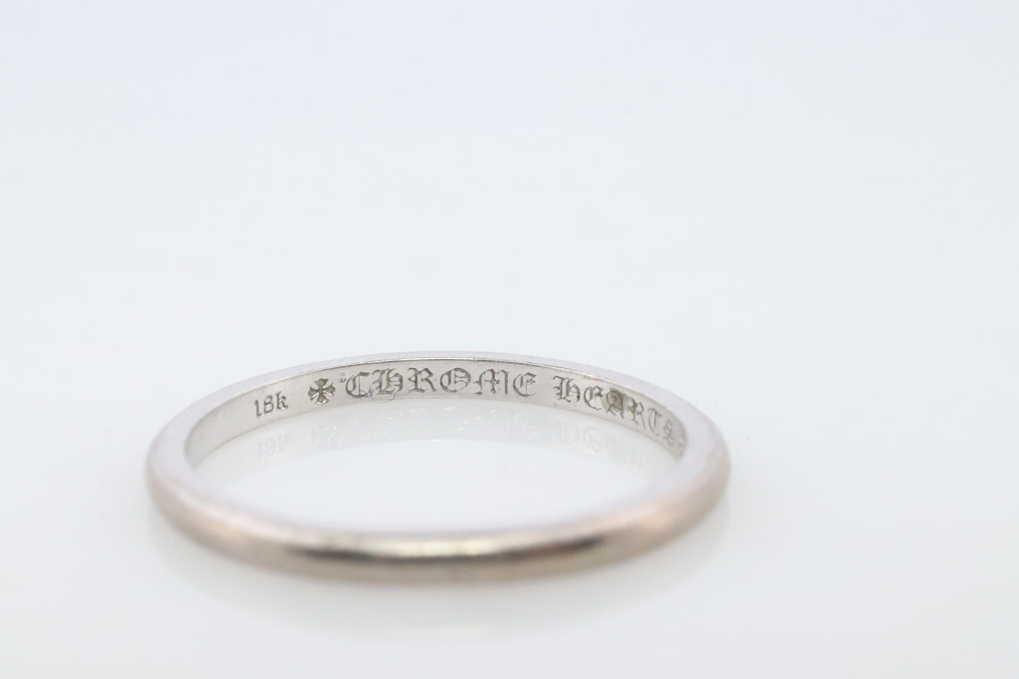 Chrome Hearts Bubblegum 18k 750 WG Band. Chrome Hearts BBLGM 2mm Wedding Band