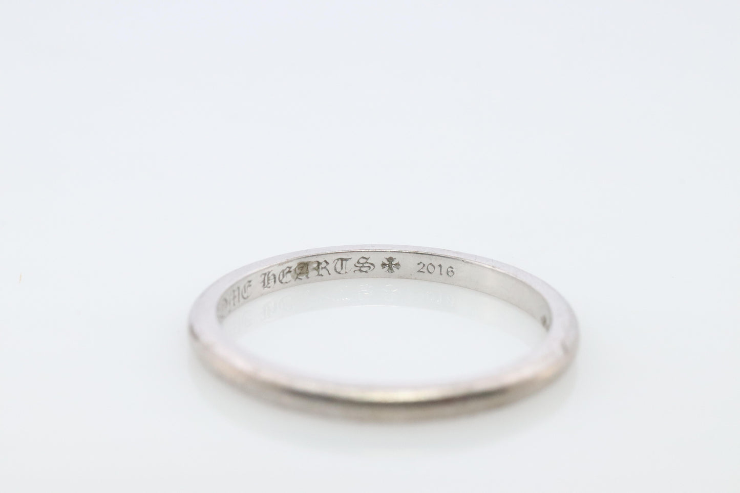 Chrome Hearts Bubblegum 18k 750 WG Band. Chrome Hearts BBLGM 2mm Wedding Band